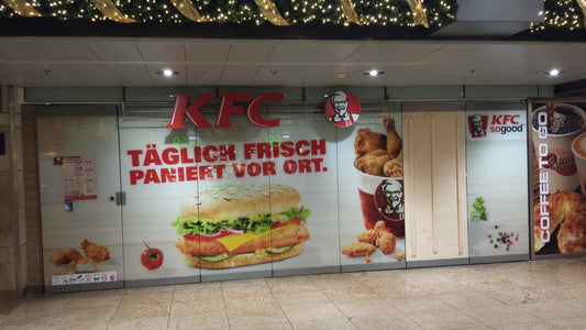 Folierung KFC-Filiale Köln