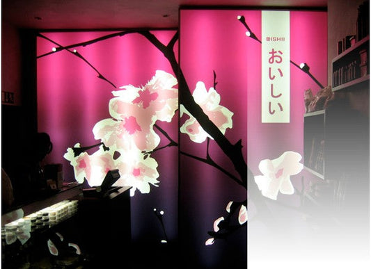 Leuchtwand für Sushibar