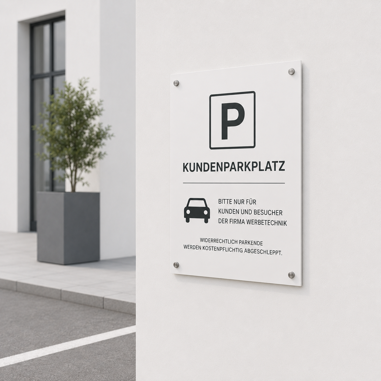 Parkplatzschilder