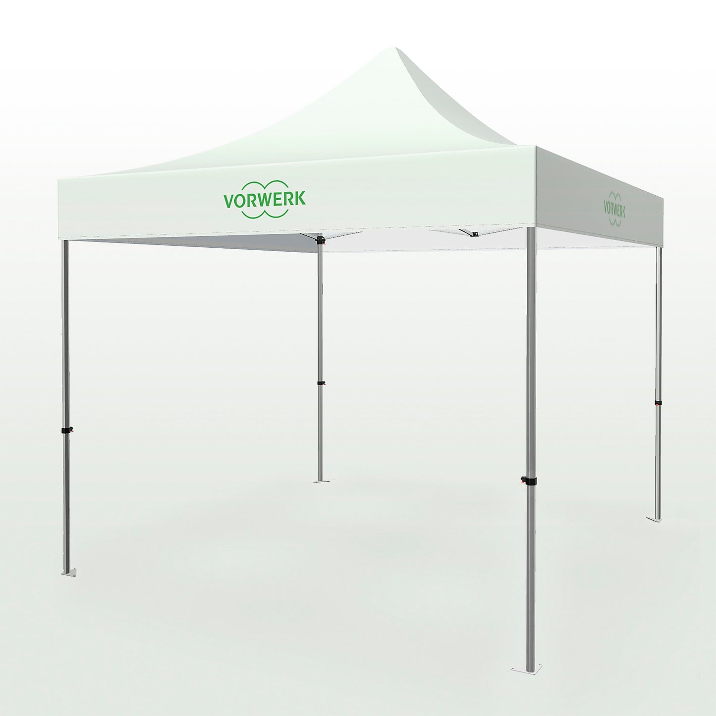 3x3 Alu-Faltpavillon mit Branding