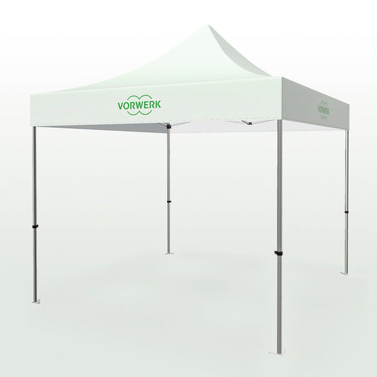 3x3 Alu-Faltpavillon mit Branding